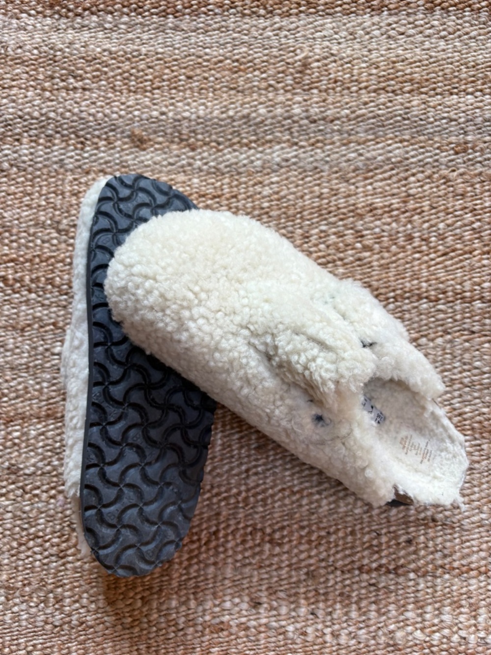 Birkenstock Shearling Boston platform